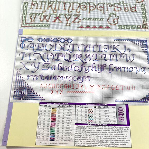 Cross Stitch Shaded Lettering 2 by Sharon Sutherland Pope - Picture 4 of 4